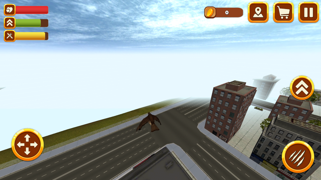 シティファルコンシミュレータ3D：バード・ワイルド・ライフ androidアプリスクリーンショット1
