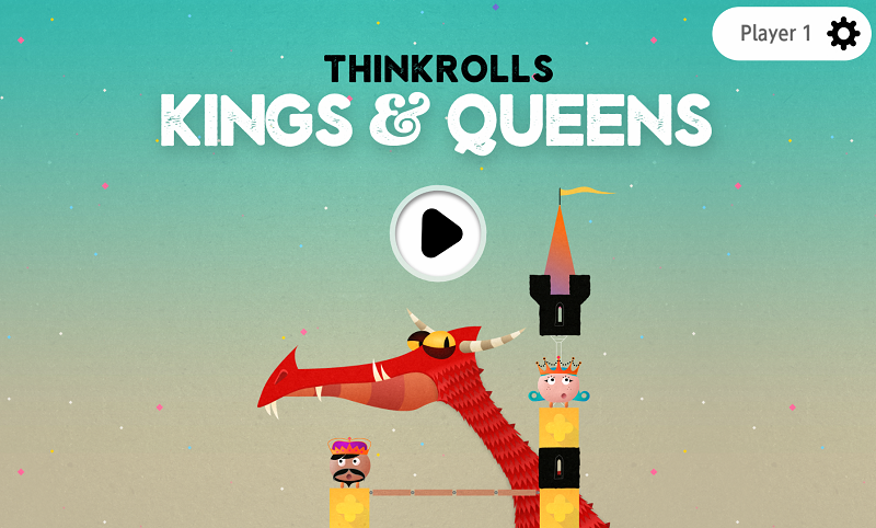 androidアプリ Thinkrolls: Kings & Queens攻略スクリーンショット1