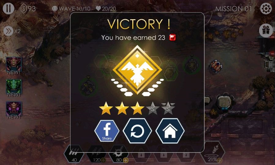 androidアプリ Tower Defense - Invasion TD攻略スクリーンショット5