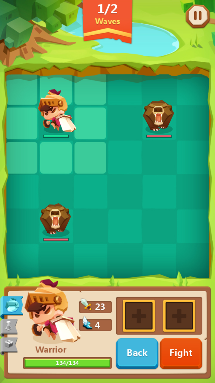 androidアプリ プッシュ・ヒーローズ(Push Heroes)攻略スクリーンショット2