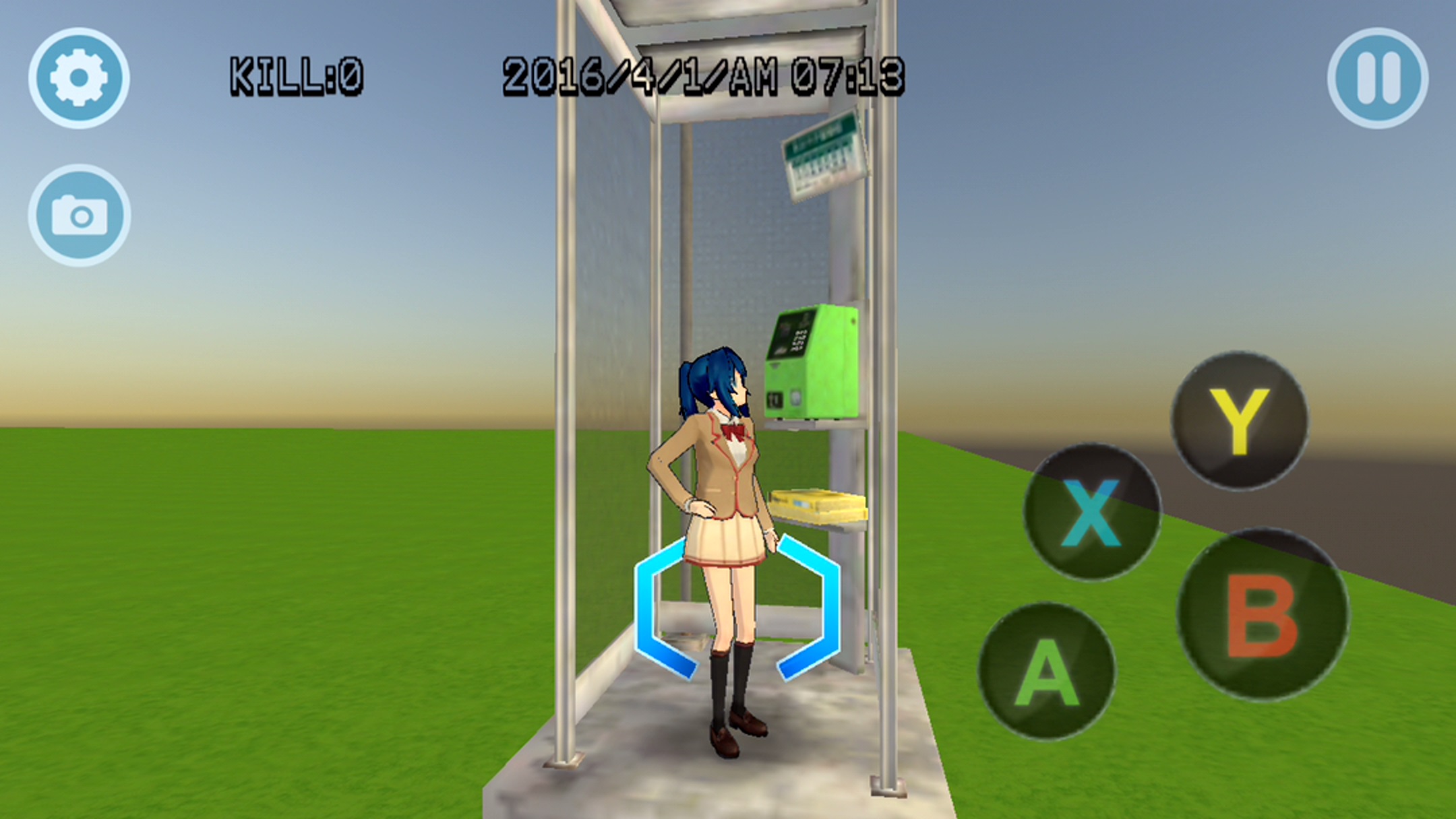 androidアプリ HighSchool Simulator GirlA攻略スクリーンショット5