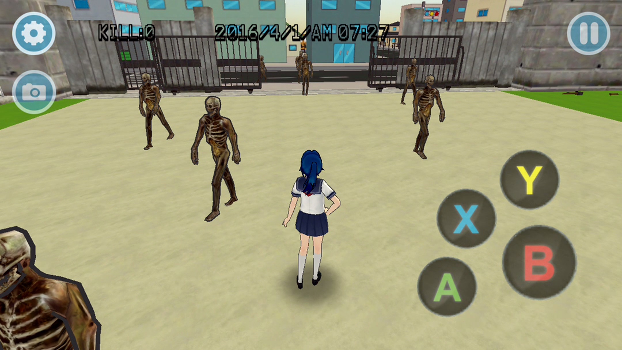 HighSchool Simulator GirlA androidアプリスクリーンショット1