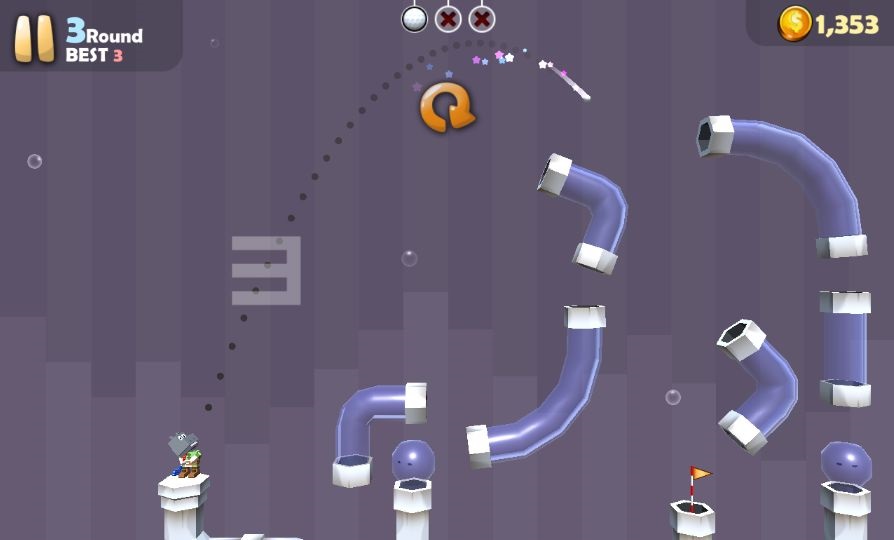 androidアプリ ゴルフヒーロー - ピクセルゴルフ3D攻略スクリーンショット6