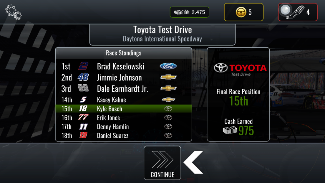 androidアプリ NASCAR Heat Mobile攻略スクリーンショット4