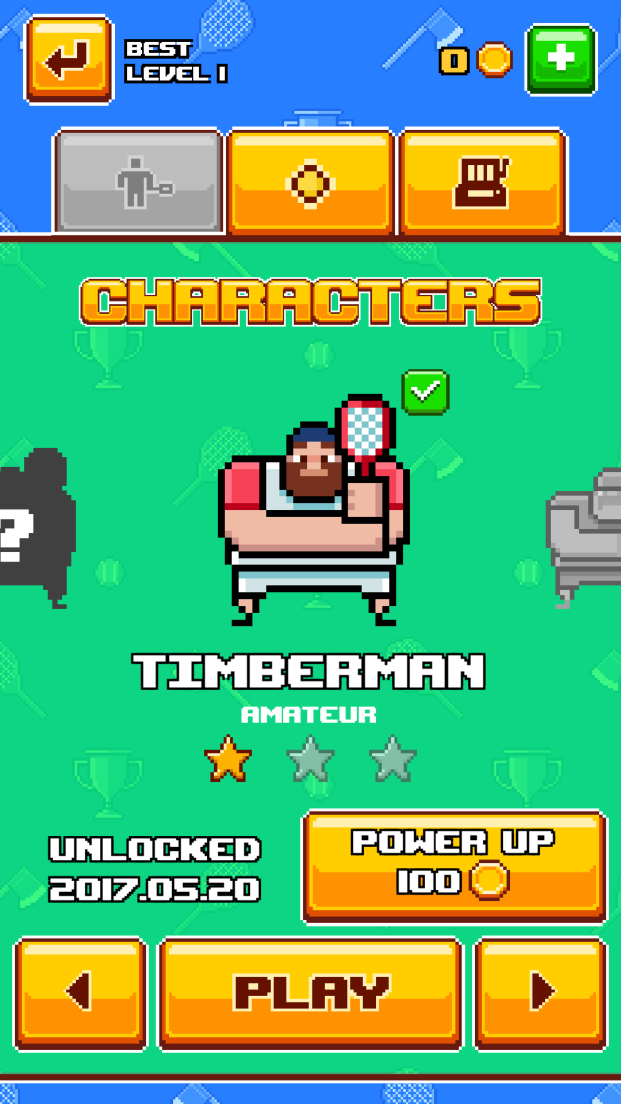 Timber Tennis androidアプリスクリーンショット2