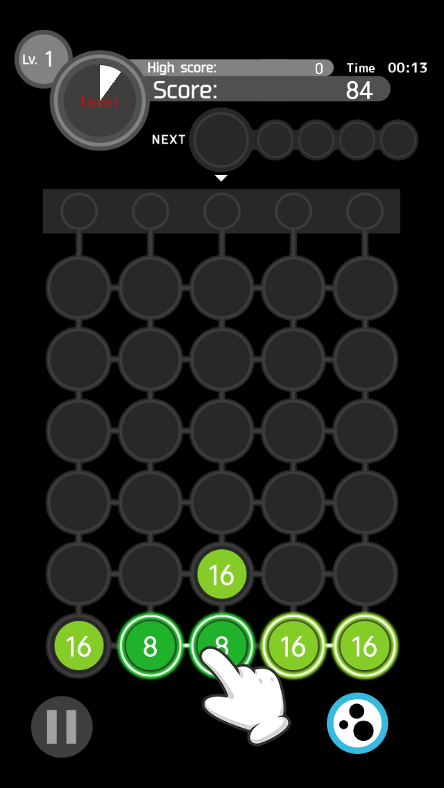 androidアプリ ナンバードロップ攻略スクリーンショット2