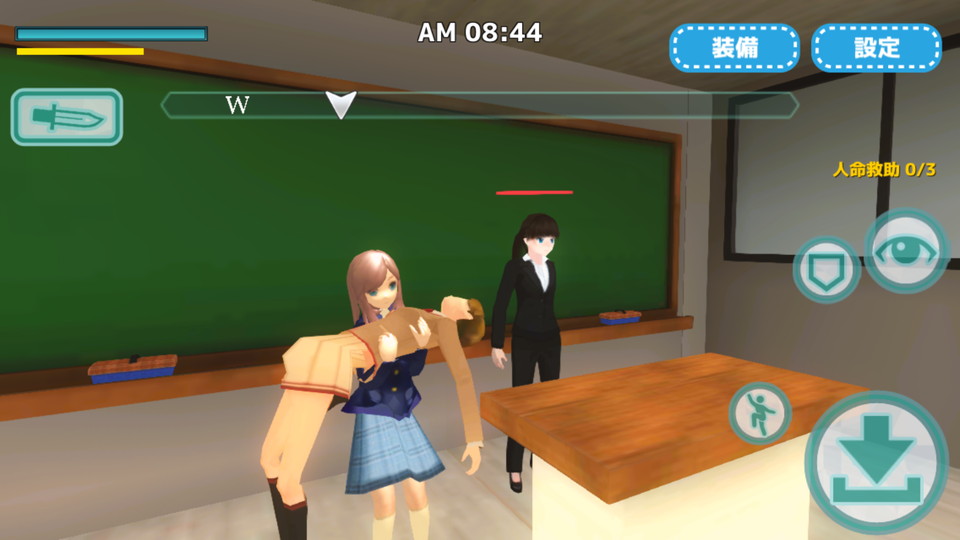 androidアプリ 生徒会シミュレーター攻略スクリーンショット1