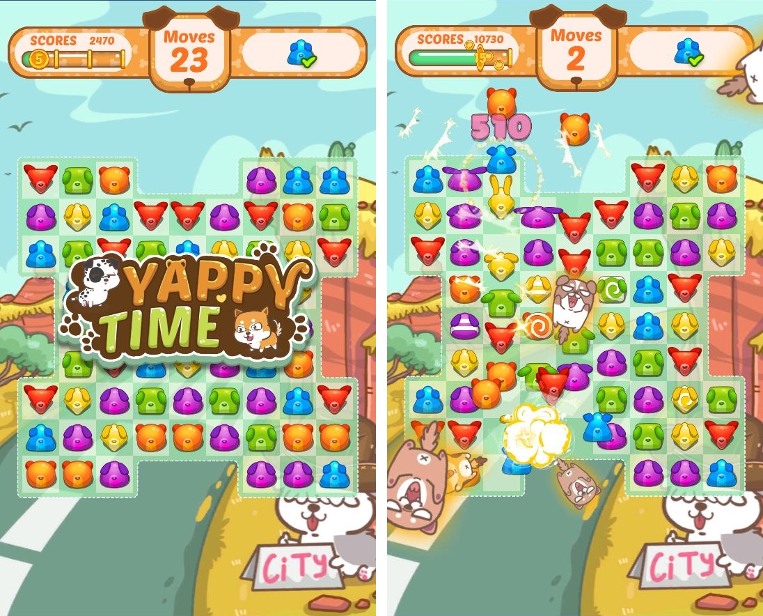 androidアプリ Fancy Dogs - Puzzle & Puppies攻略スクリーンショット3