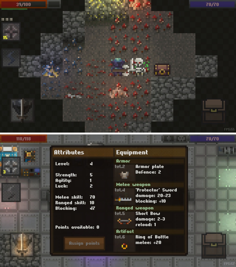 Caves：Roguelike（ローグライク） androidアプリスクリーンショット2