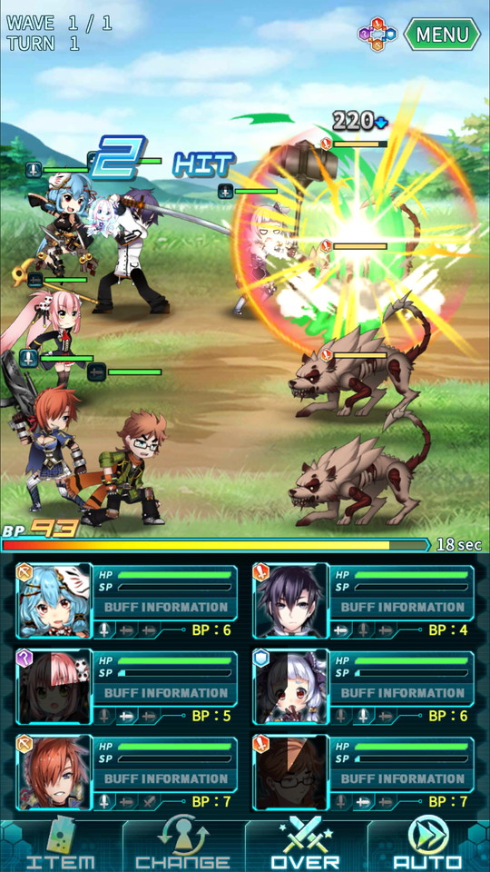 androidアプリ メテオジーン(メテオン)攻略スクリーンショット4