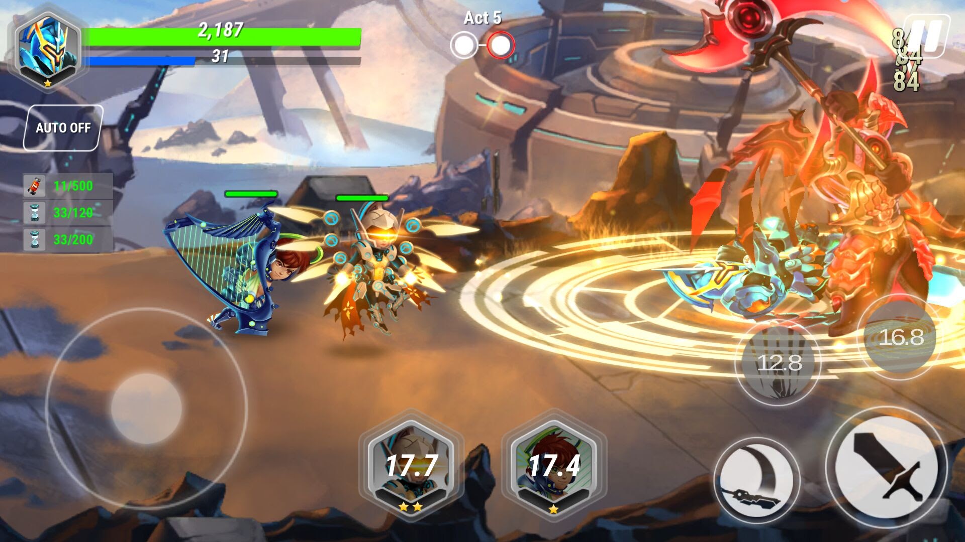 androidアプリ Heroes Infinity攻略スクリーンショット3