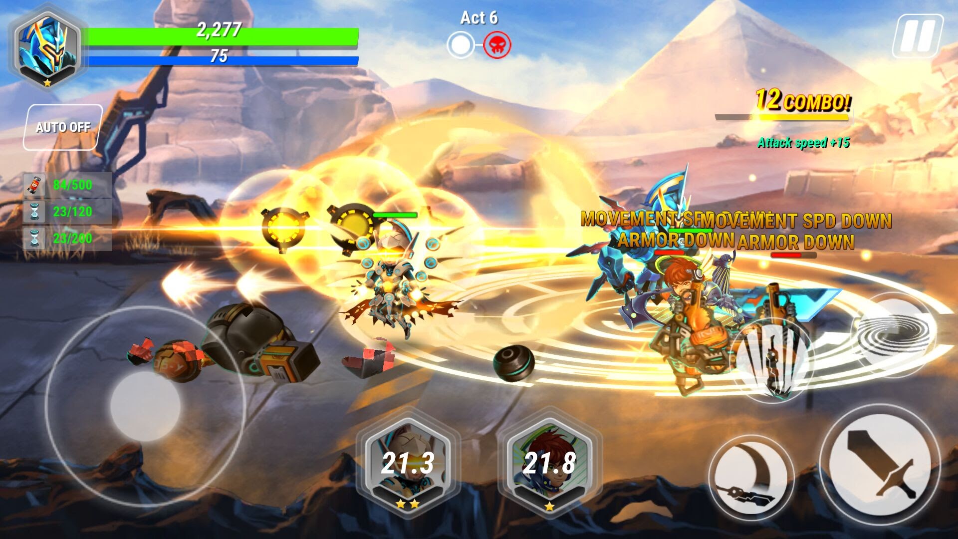 Heroes Infinity androidアプリスクリーンショット1