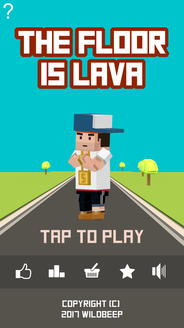 androidアプリ The Floor is Lava !!!攻略スクリーンショット1
