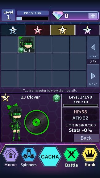 androidアプリ Anime Fidget Spinner Battle攻略スクリーンショット2