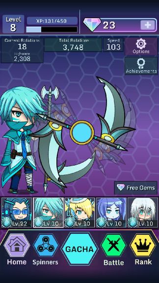 androidアプリ Anime Fidget Spinner Battle攻略スクリーンショット6