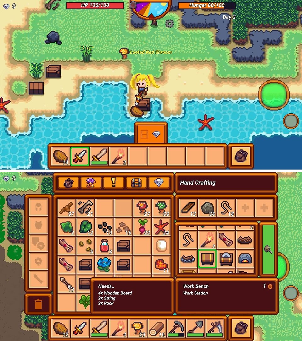 Pixel Survival Game 3 androidアプリスクリーンショット1