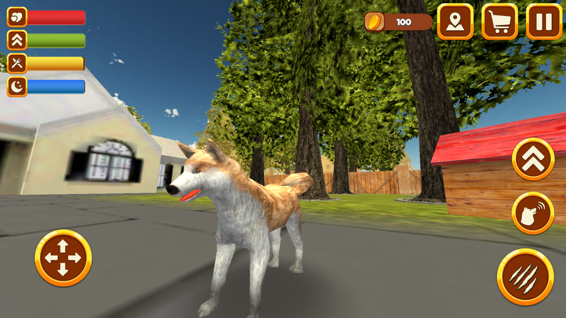 犬と遊ぶ：芝犬 androidアプリスクリーンショット1