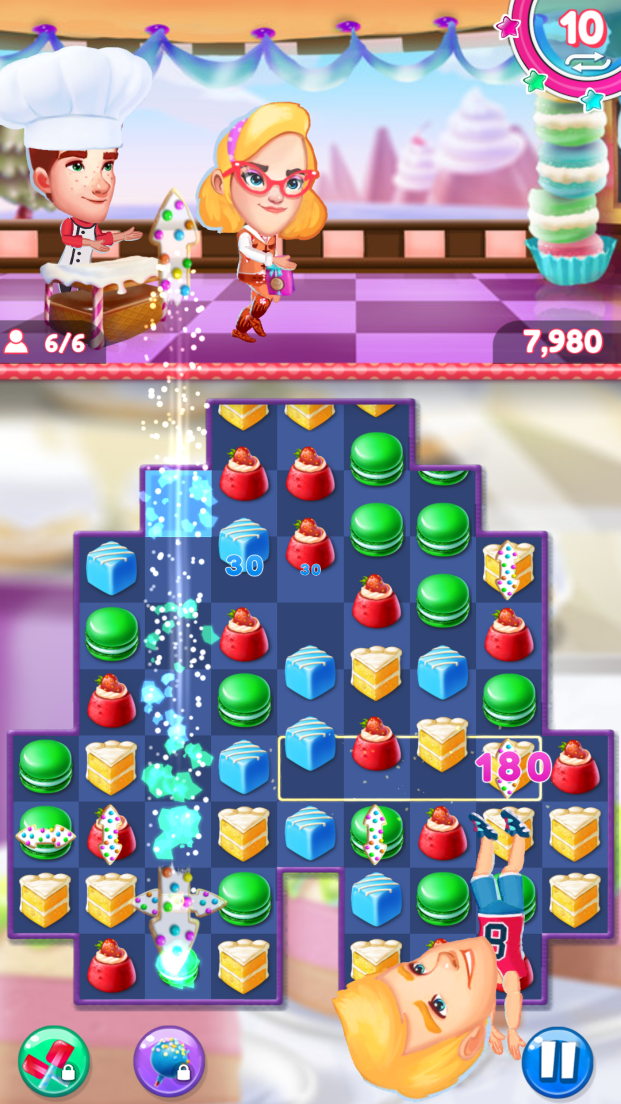 androidアプリ Crazy Cake Swap攻略スクリーンショット4