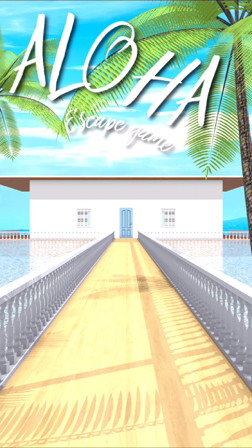 androidアプリ 脱出ゲーム Aloha ハワイの海に浮かぶ家攻略スクリーンショット1