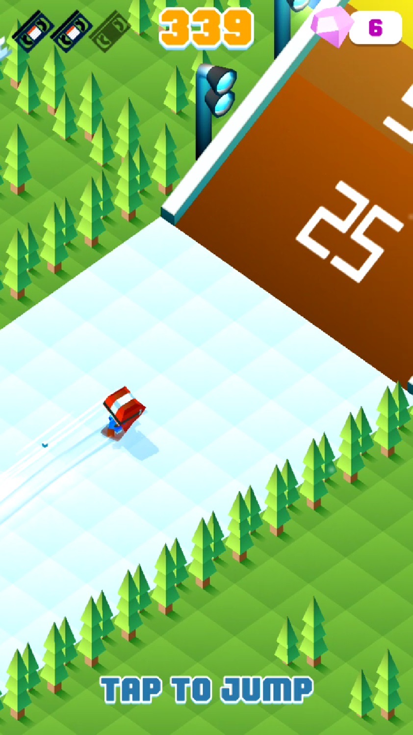 Blocky Snowboarding androidアプリスクリーンショット2