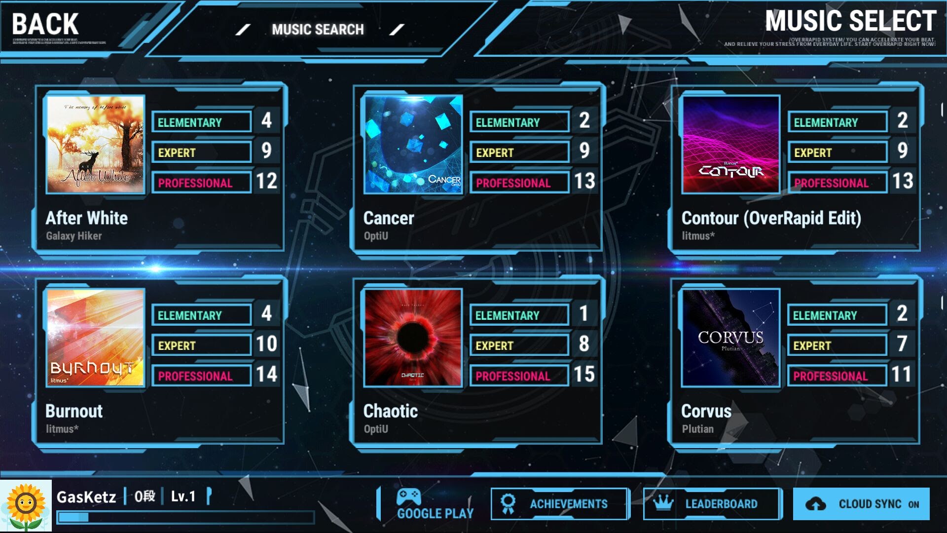androidアプリ OverRapid攻略スクリーンショット1
