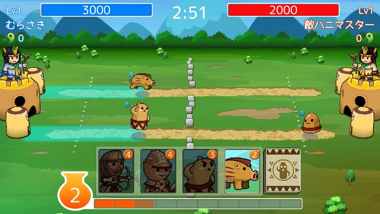 androidアプリ 激突!ハニワールド攻略スクリーンショット2