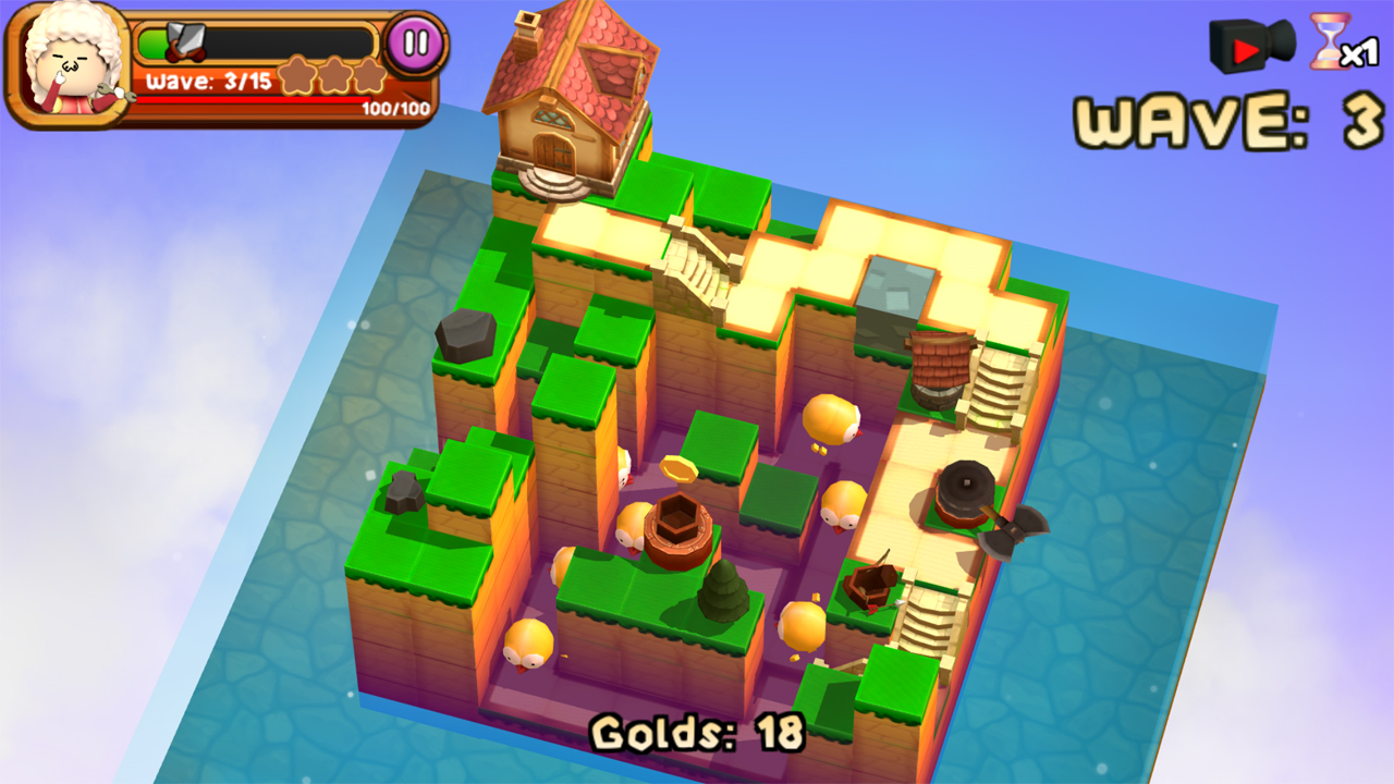androidアプリ チッカ・インベイション(3DTD:Chicka Invasion)攻略スクリーンショット4