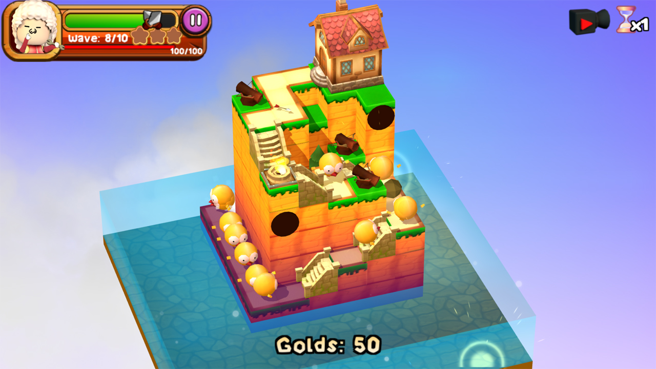 チッカ・インベイション（3DTD：Chicka Invasion） androidアプリスクリーンショット1