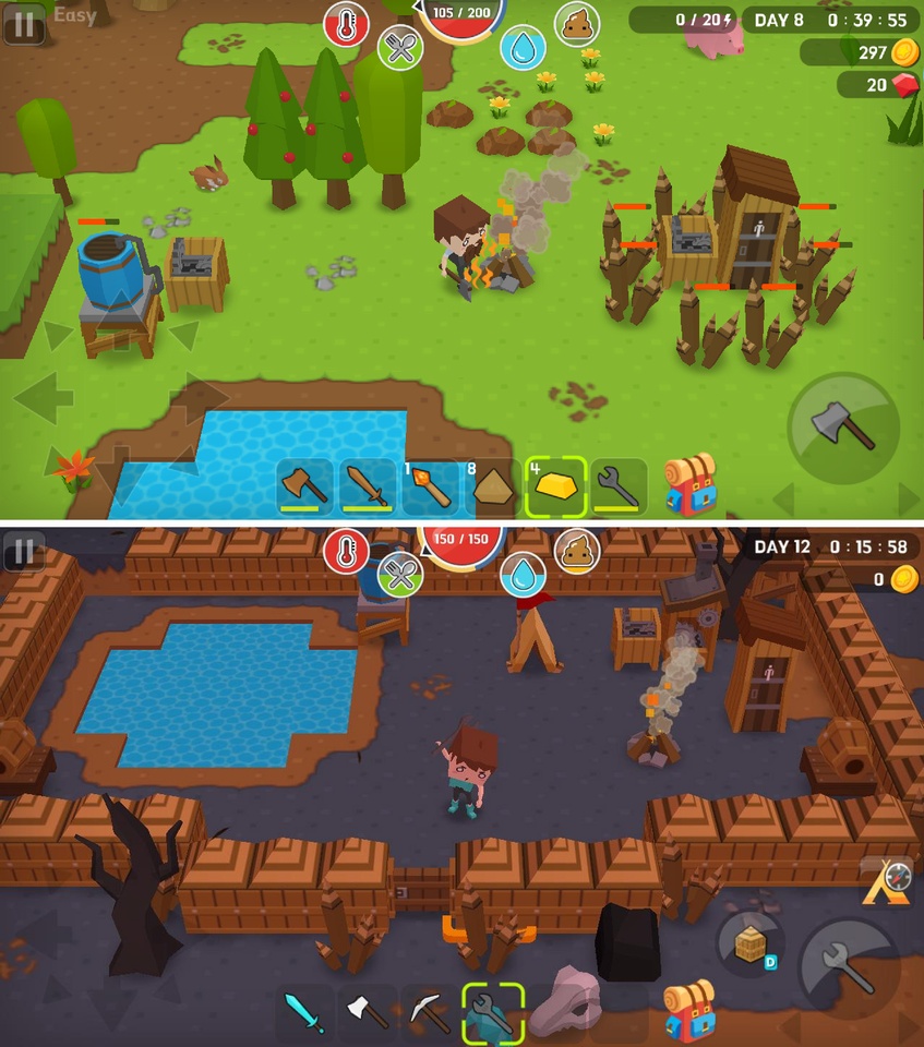 Mine Survival（マインサバイバル） androidアプリスクリーンショット1