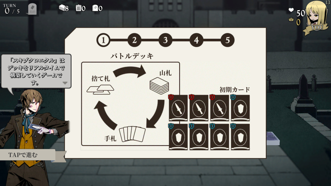 androidアプリ アンライト:スキゾクロニクル(Unlight:SchizoChronicle)攻略スクリーンショット2