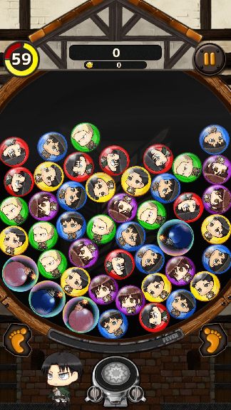 androidアプリ 進撃の巨人 チェインパズルフィーバー(チェンパズ)攻略スクリーンショット3