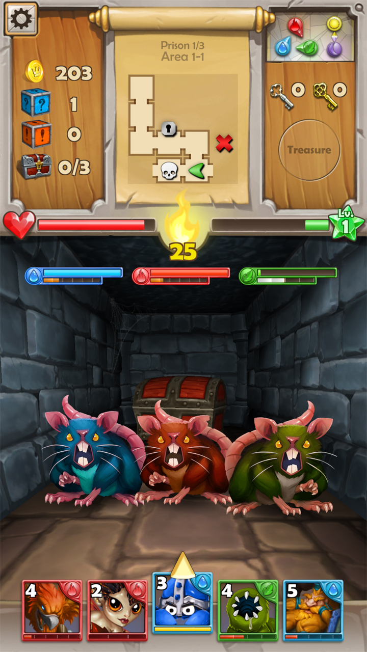 androidアプリ Dungeon Monsters(ダンジョン モンスターズ)攻略スクリーンショット4