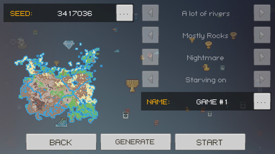 androidアプリ PixelTerra Lite(ピクセルテラ)攻略スクリーンショット2