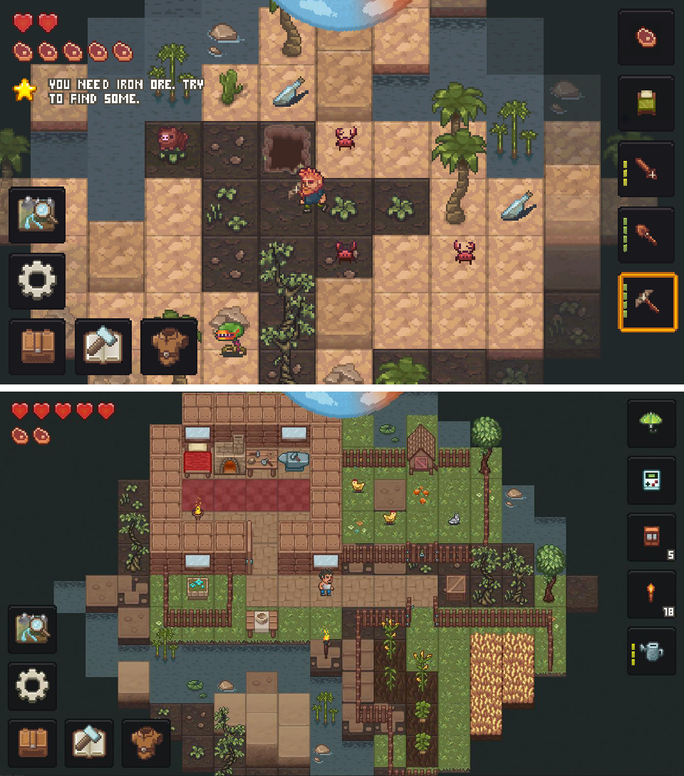 PixelTerra Lite（ピクセルテラ） androidアプリスクリーンショット1