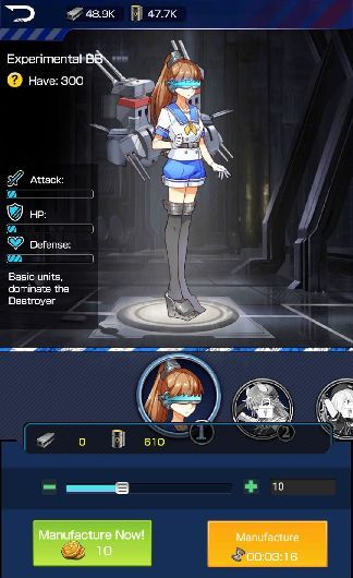 androidアプリ Battleship:War Girl(バトルシップ:ウォーガール)攻略スクリーンショット3