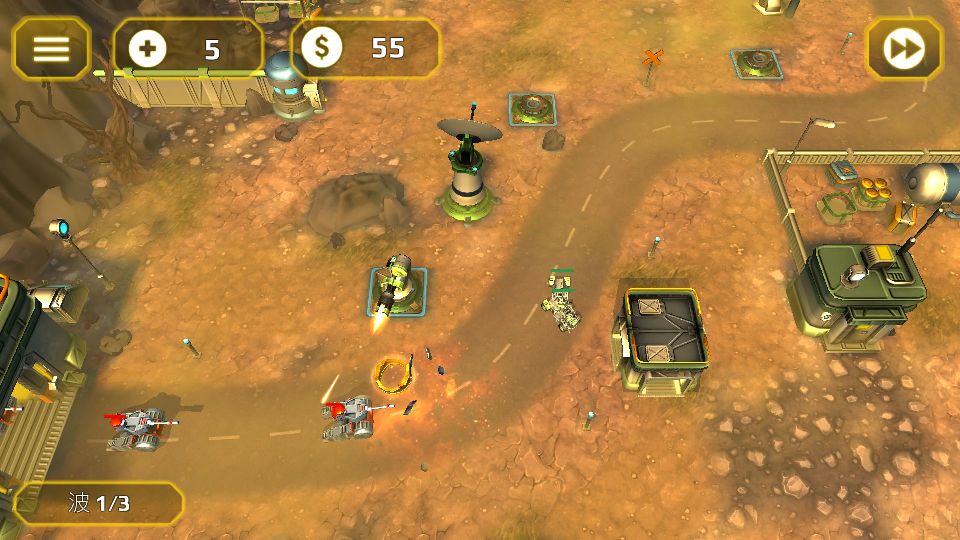 androidアプリ Tower Defense Generals TD攻略スクリーンショット1