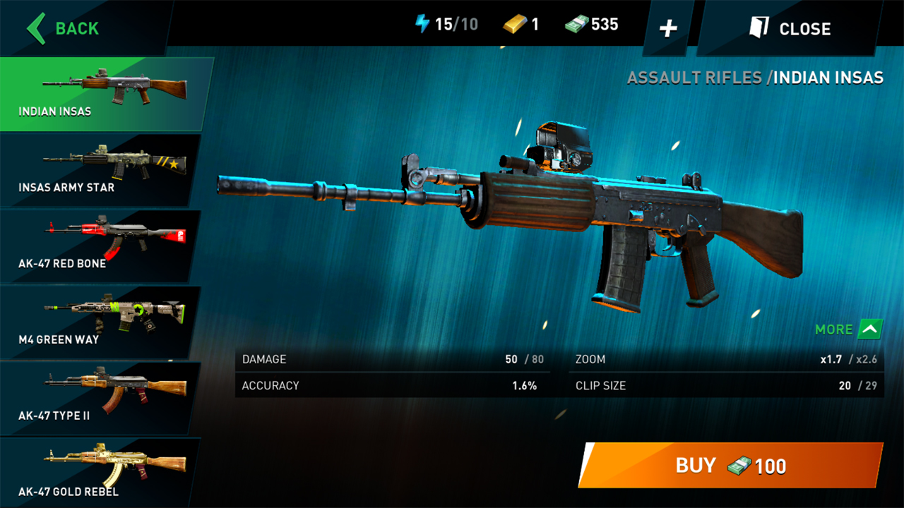 androidアプリ Sniper: Ghost Warrior(スナイパー:ゴーストウォリアー)攻略スクリーンショット2