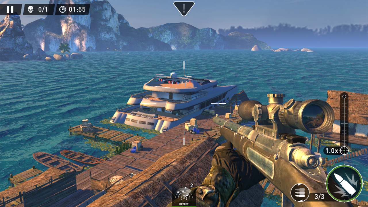 androidアプリ Sniper: Ghost Warrior(スナイパー:ゴーストウォリアー)攻略スクリーンショット3