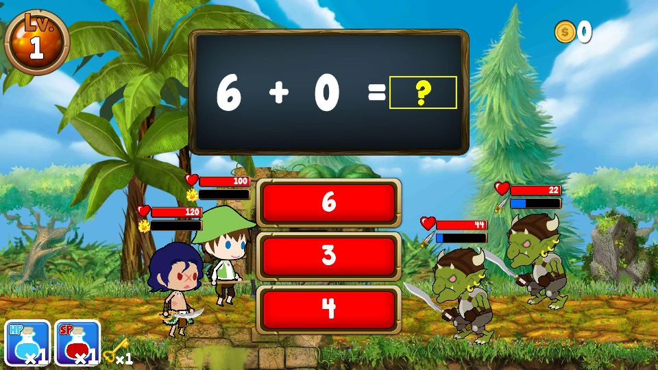 androidアプリ 算数ファンタジア攻略スクリーンショット2
