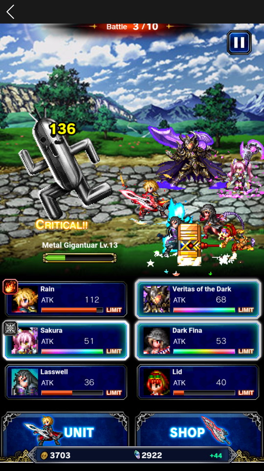 androidアプリ FINAL FANTASY BRAVE EXVIUS TAP!(FFBEタップ)攻略スクリーンショット5