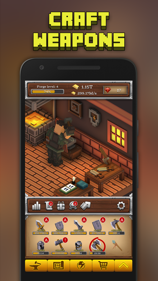androidアプリ ForgeCraft -Idle Tycoon-（フォージクラフト）攻略スクリーンショット6