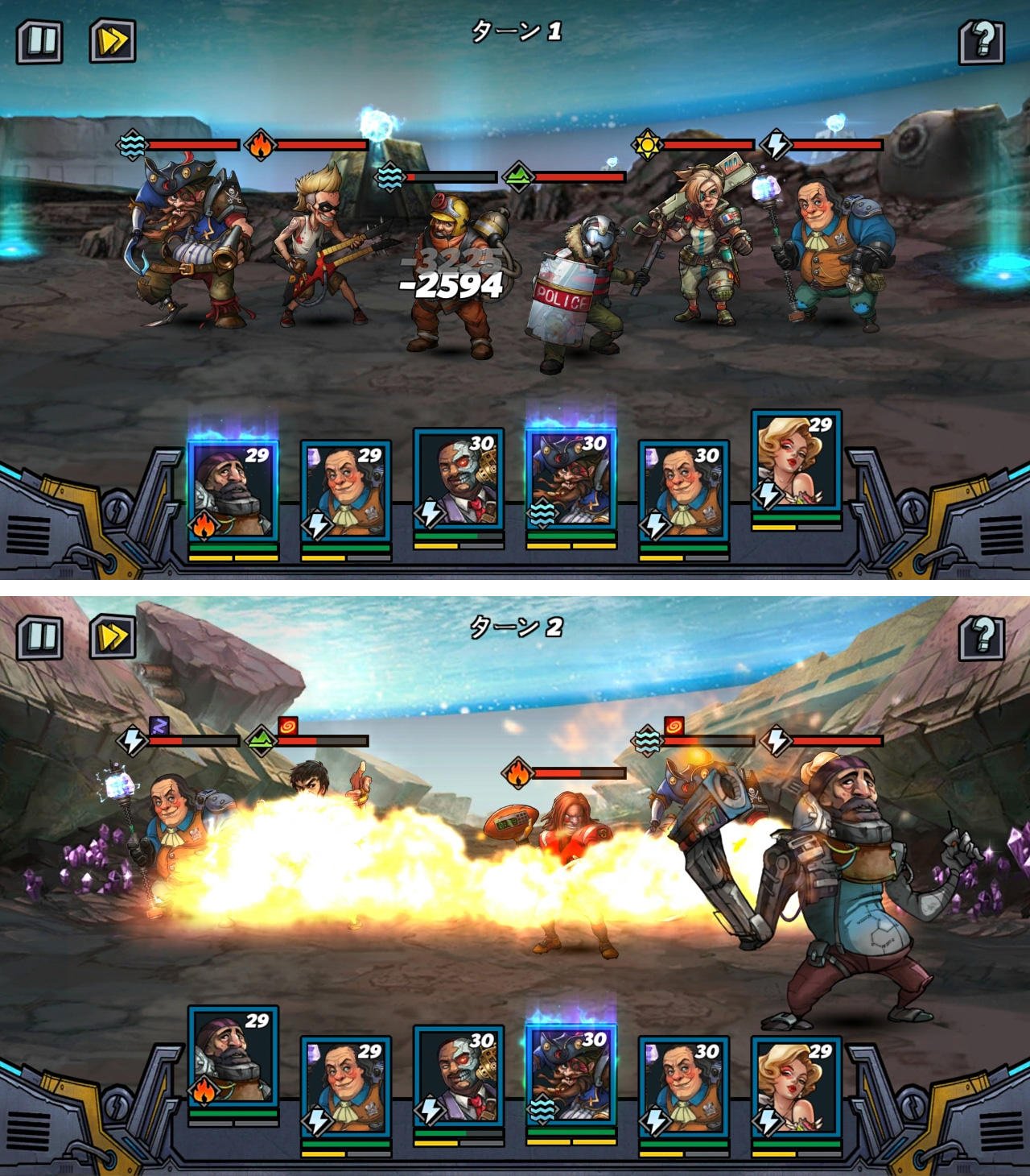 クローンエボリューション（Clone Evolution: War of the Mutants） androidアプリスクリーンショット1