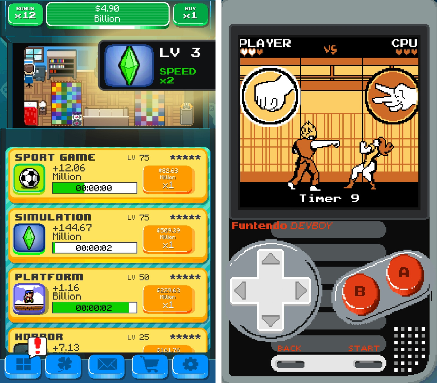 ゲームデブ エンパイア（GameDev Empire） androidアプリスクリーンショット1