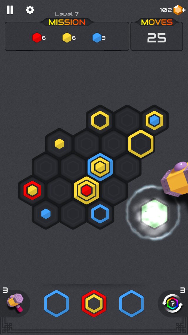 androidアプリ ヘキサブラスト （Hexa Blast）攻略スクリーンショット3