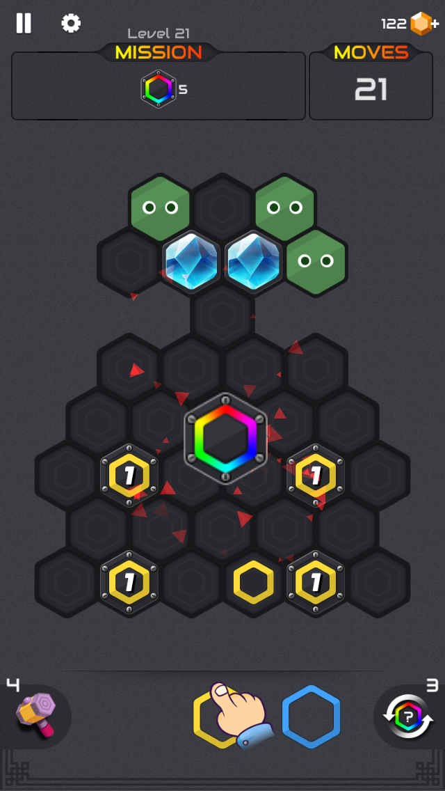 androidアプリ ヘキサブラスト （Hexa Blast）攻略スクリーンショット6