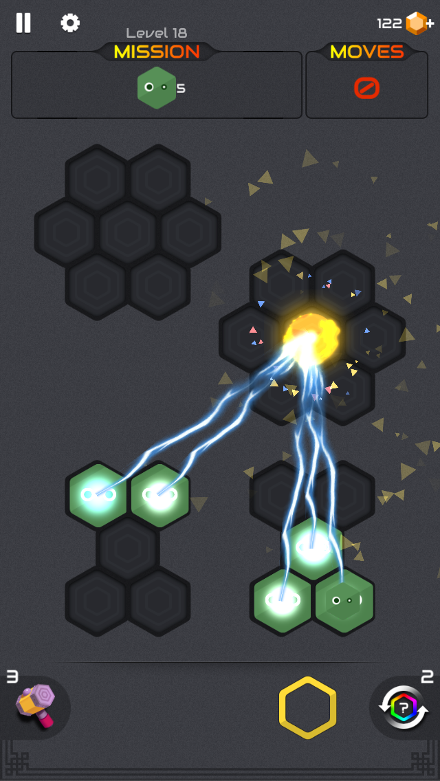 ヘキサブラスト （Hexa Blast） androidアプリスクリーンショット3