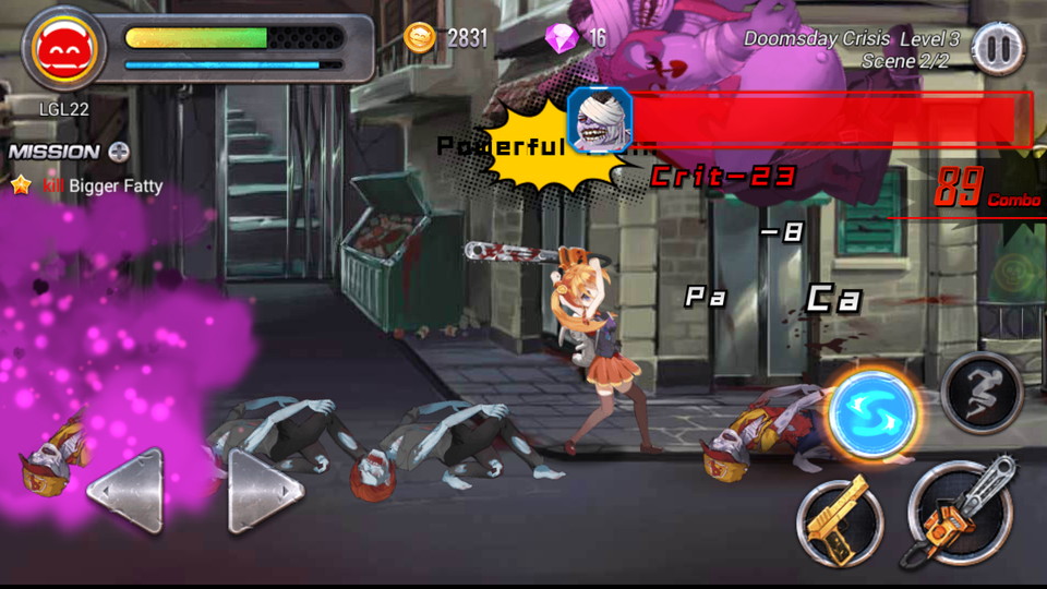 androidアプリ The Girls:Zombie Killer(ザ・ガールズ)攻略スクリーンショット3