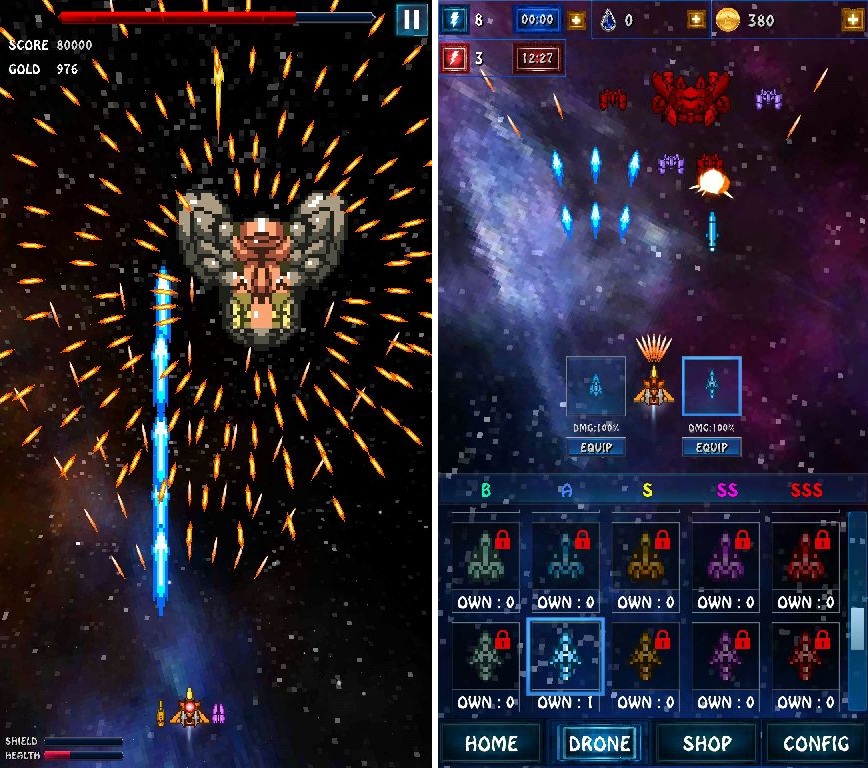 ギャラクシーアサルトフォース androidアプリスクリーンショット1
