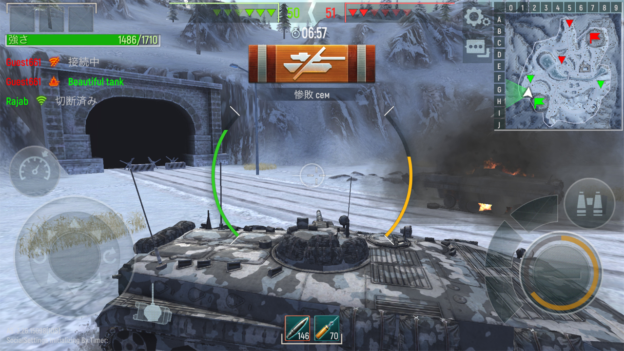 Tank Force: 3D タンク オンライン androidアプリスクリーンショット1