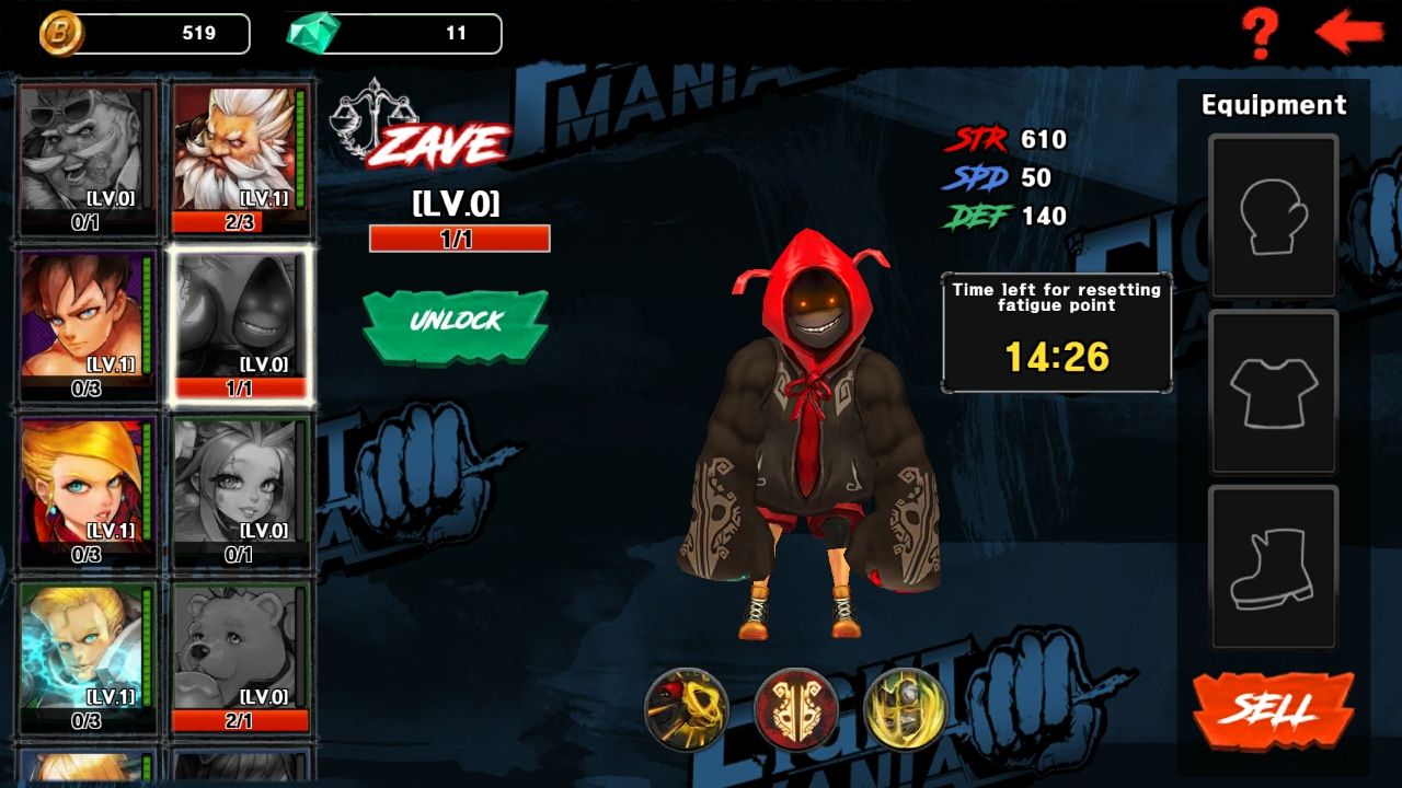androidアプリ ファイトマニア(Fight Mania)攻略スクリーンショット6